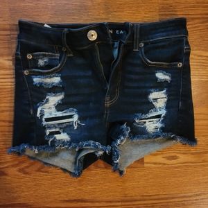 American Eagle hi-rise shorts
